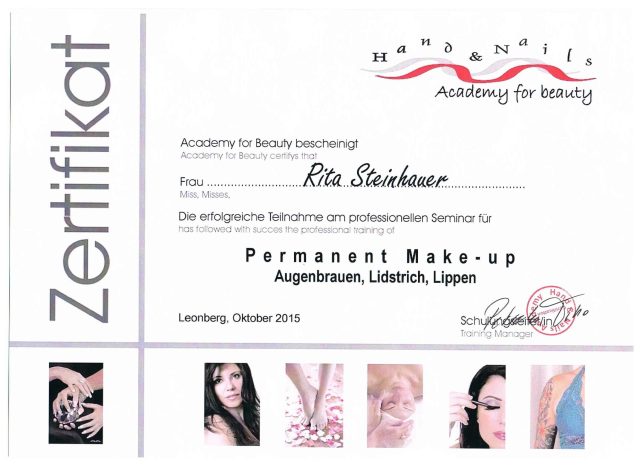 Permanent Make Up Diplom